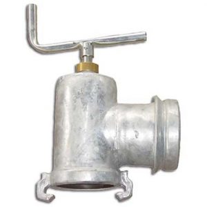 CURVA DE DERIVAÇÃO ENG. RAP. AZ  (4"x3'') em Aço Zincado (KREBSFER) - G0024