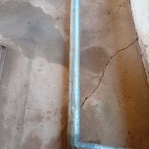 Tubo Az C/Curva Engate Rápido 1,82Mts. 4"X4" - G010021