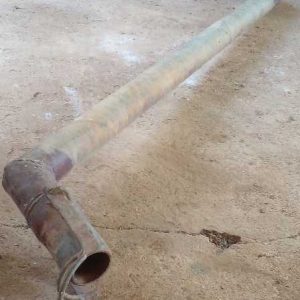 Tubo Az Curva Engate Rápido- 1,58Mts 3"×3" - G010028