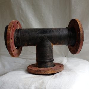 Tê Em Pvc (3 1/2") C/ Flages - G010054