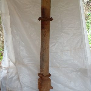 Válvula De Pé Aço Adaptação P/ Flange + Tubo Aço Zincado (1,51Mts. - 6") - G010075