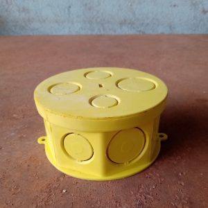 Caixa De Embutir Octogonal Krona Amarela 4X4	- G250128