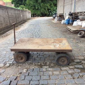 Carrinho Plataforma de Ferro- G010101