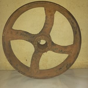 Polia Lisa 35cm x 7,5cm Ferro Fundido - SCR0133