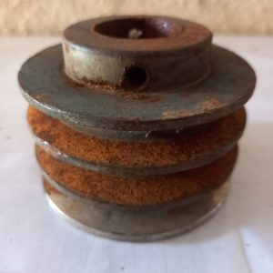 Polia em V com 3 canais 90mm   Ferro Fundido - SCR0168