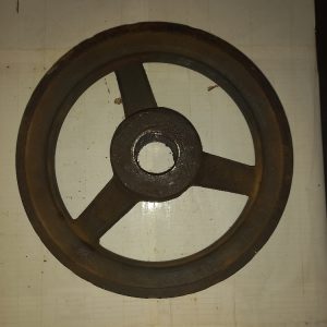 Polia em V com 2 Canais 230mm Ferro Fundido - SCR0176