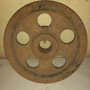 Polia em V com 2 Canais  280mm  Ferro Fundido - SCR0183