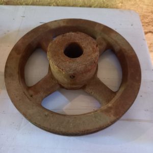 Polia em V Com 1 Canal  230mm Ferro Fundido - SCR0197